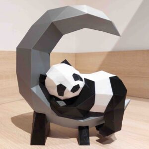 panda lune enfant ecologique local artisanal decoration matière végétal impression 3D français