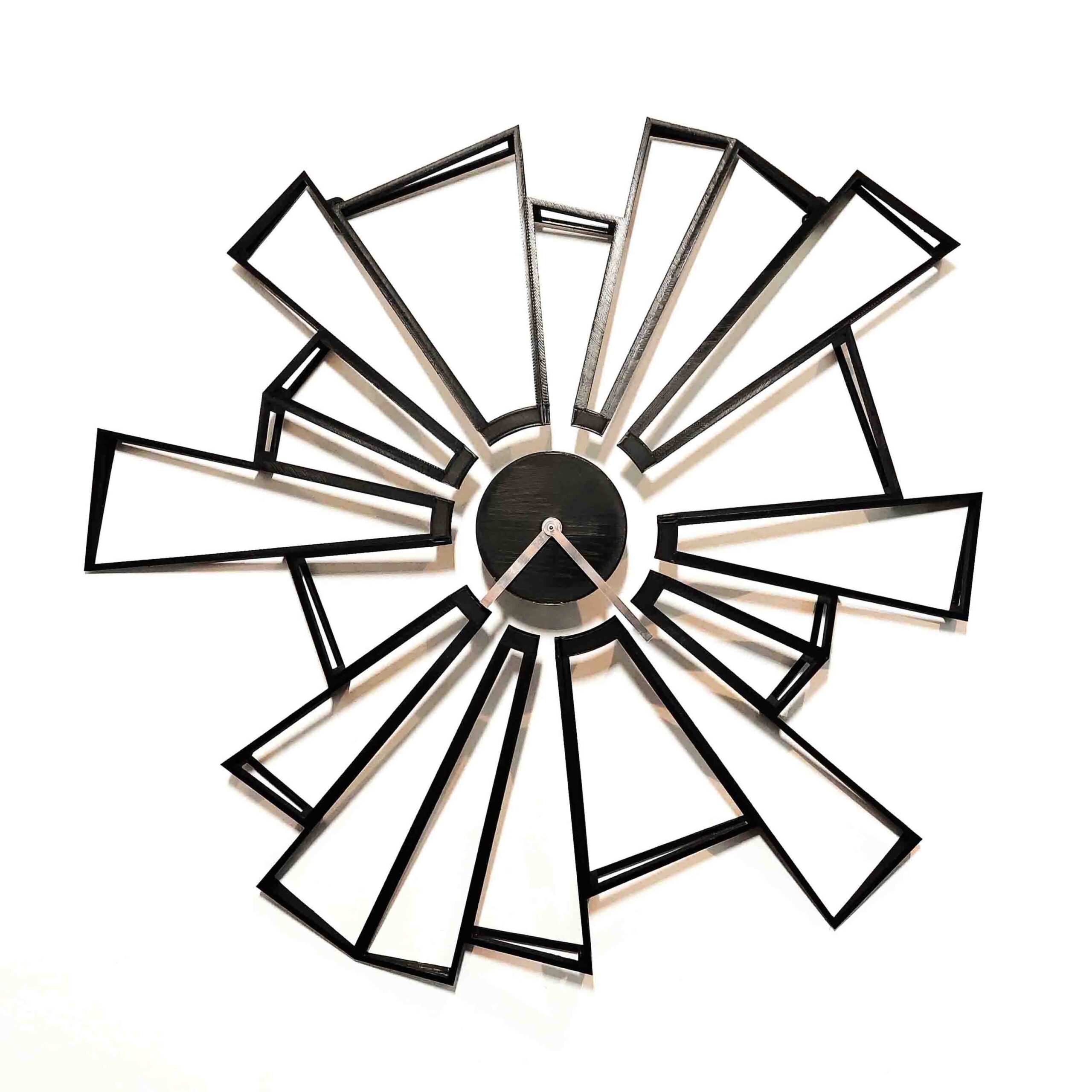 horloge murale ecologique plastique végétal en impression 3D, Français savoie designer design