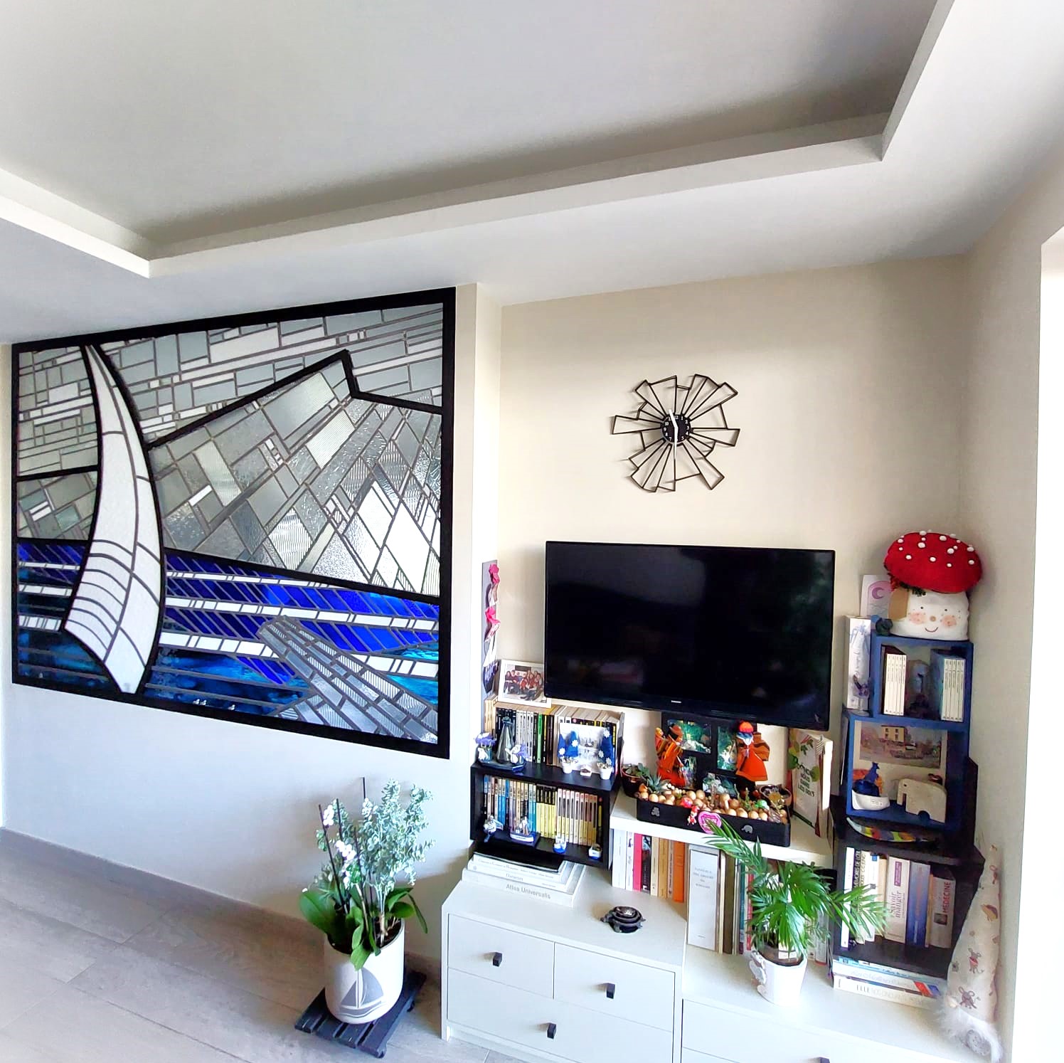 horloge murale ecologique en impression 3D, Français