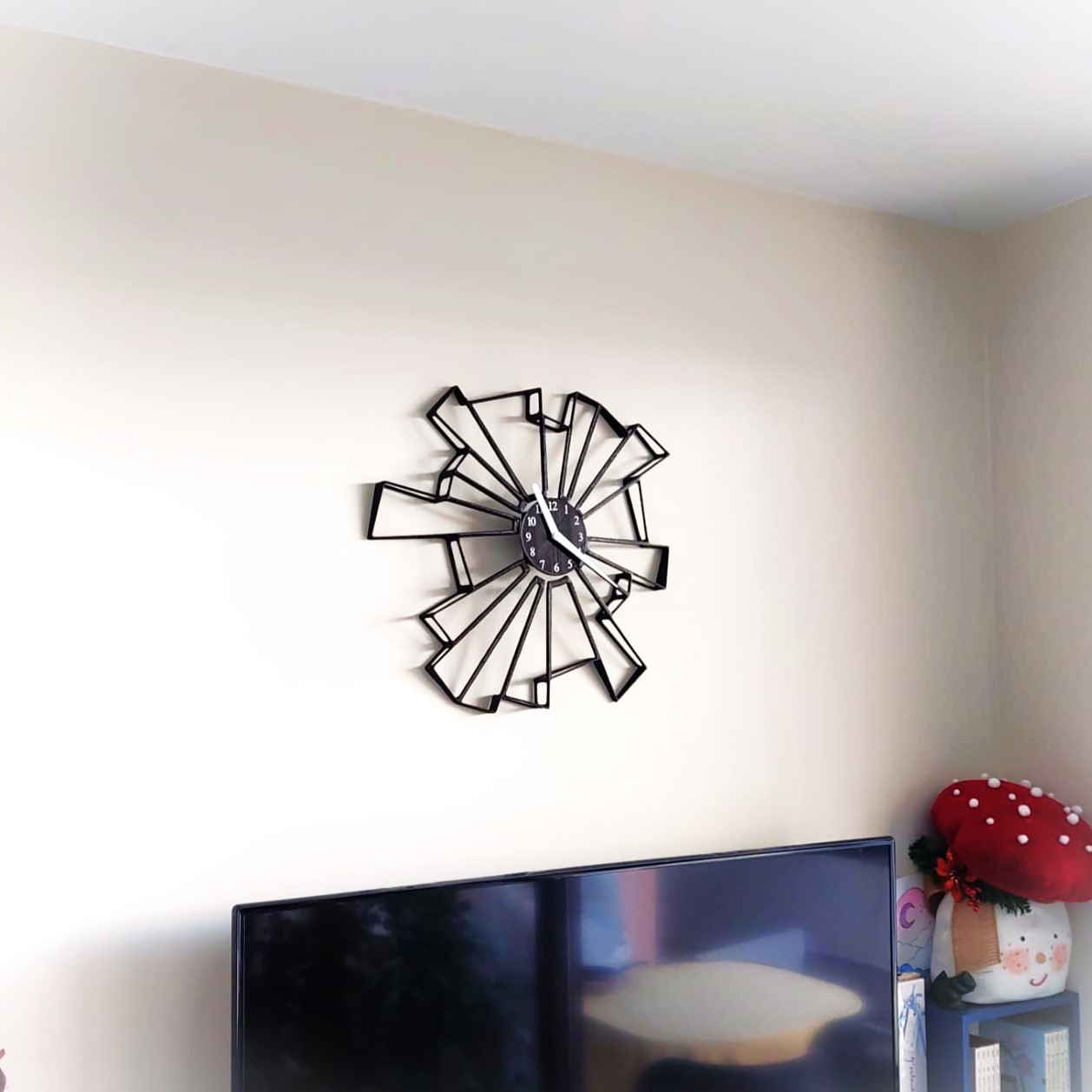 horloge murale ecologique en impression 3D, Français